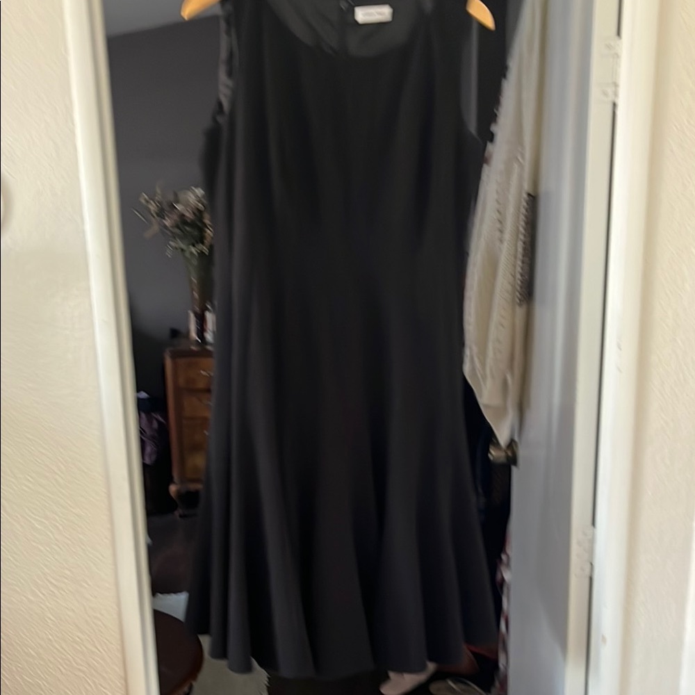 Calvin Klein Black Midi Dress